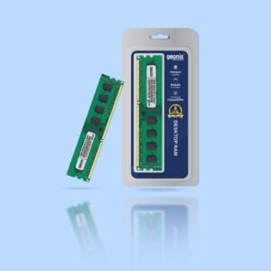 Geonix Desktop RAM, 4 GB | 1333MHz | Dual Channel | 1.5v | LONG-DIMM (UDIMM) | 240 PIN 16 Chip | 8Bits ETT chipset | Unbuffered | CAS Latency - CL9, Mhz, (8x2) IC, 240 Pin, 5 Years Warranty