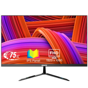 Geonix PC Monitor 22-inch IPS PC 1080p monitor, Ultra-slim monitor, Versatile monitor ports, Ergonomic tilt design