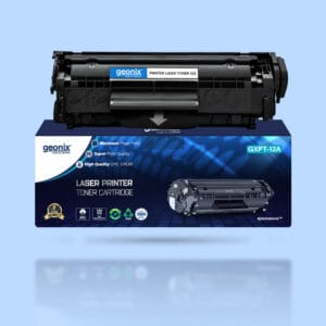 GEONIX 12A/12-A Laser Printer Cartridge Compatible with 1020, M1005, 1018, 1010, 1012, 1015, 1022, 1022N, 1022NW, 3015, 3020, 3030, 3050, 3050Z, 3052, 3055 / CartridgeBlack
