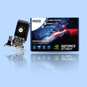 GEONIX GEFORCE GT-730LP/ 4GD3-A 4GB DDR3 Graphic Card, Multiple Outputs- VGA, HDMI, DVI, Support PCI-e2 Profile, Memory Bus- 1333 MHz