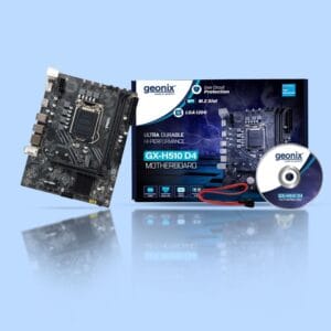 GX-H510 D4 Motherboard, CPU Support- LGA 1200 CPU| 10th/11th, CPU i3/i5/i7, Gen DDR4 Slots Support DDR4 2133/2400/2666/2933 MHz., 3Y Warranty